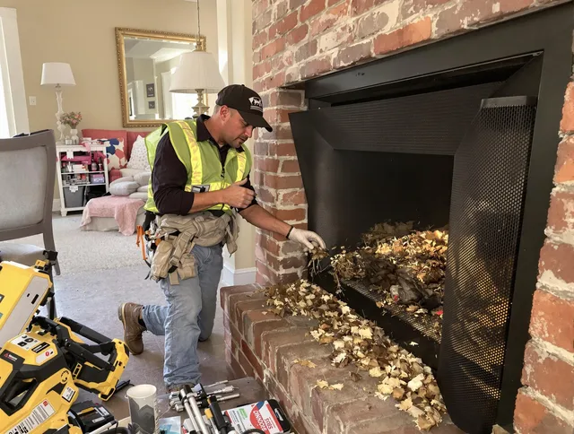 Safe screening installation by Duxbury Chimney Sweep in Duxbury, MA