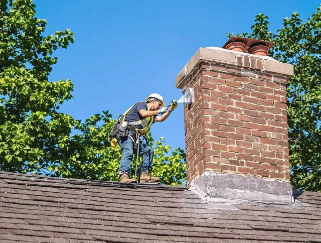 Duxbury Chimney Sweep performing an inspection with advanced tools in Duxbury, MA