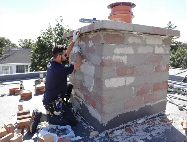 Advanced chimney repair process by Duxbury Chimney Sweep in Duxbury, MA