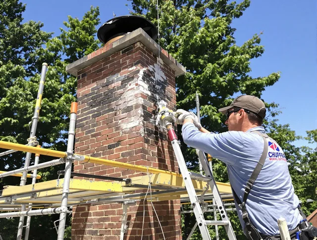 Structural chimney repair by Duxbury Chimney Sweep in Duxbury, MA