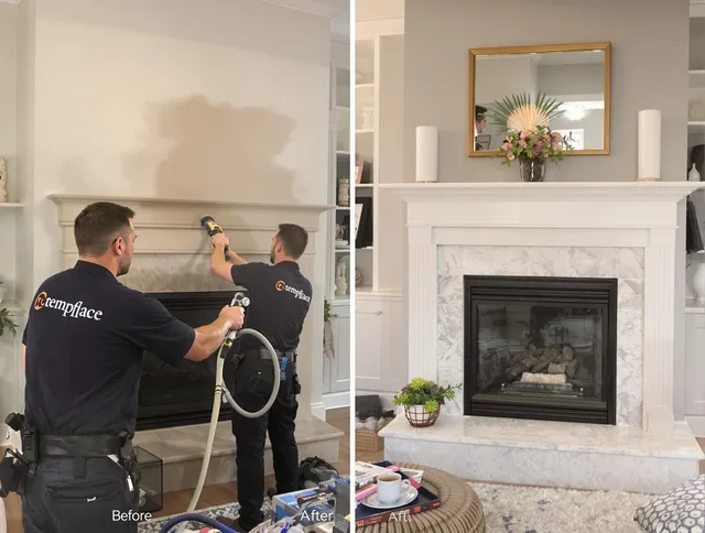 Professional soot removal by Duxbury Chimney Sweep team in Duxbury, MA